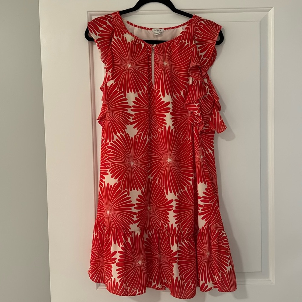 J. Crew Flutter Sleeve Dress
